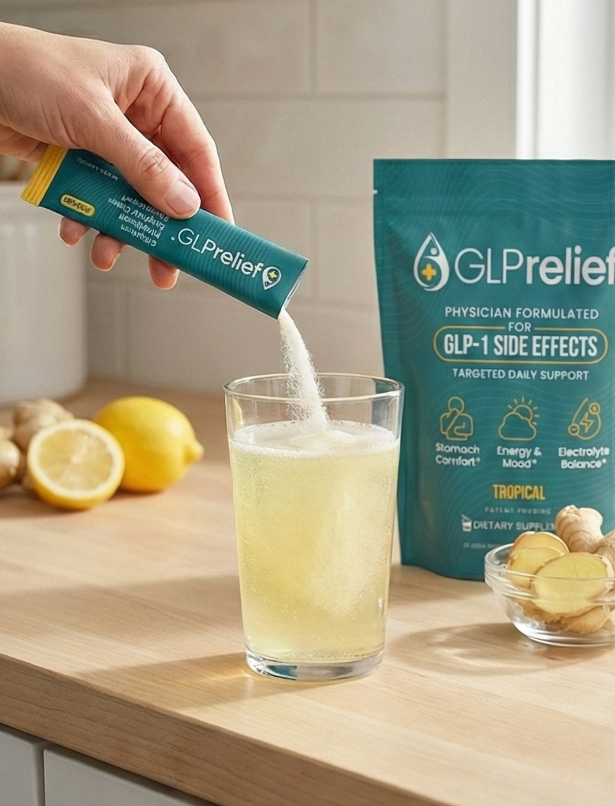 Physician Formulated - Daily GLP-1 Support System - 30 On-the-Go Stick Packs