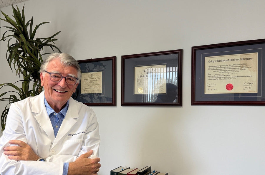 Dr. Carroll in his office